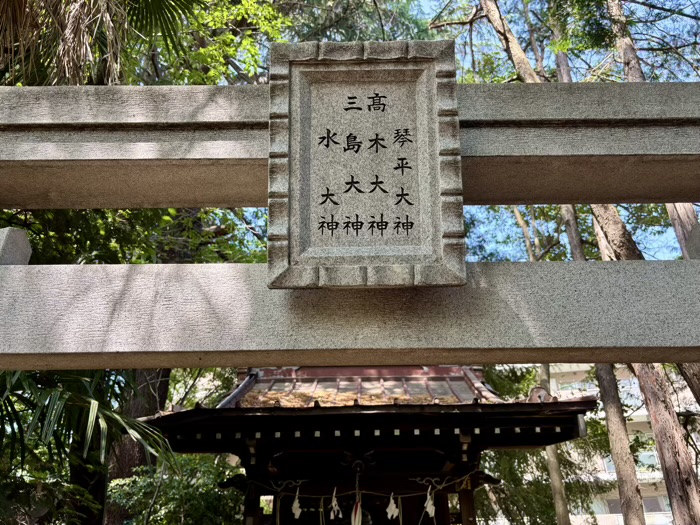 西早稲田 水稲荷神社 高木神社