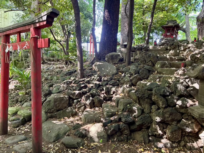 西早稲田 水稲荷神社 冨塚古墳