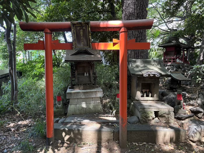 西早稲田 水稲荷神社 冨塚古墳 清照彦那大神