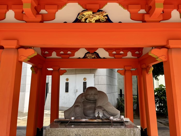 西早稲田　穴八幡宮　手水舎