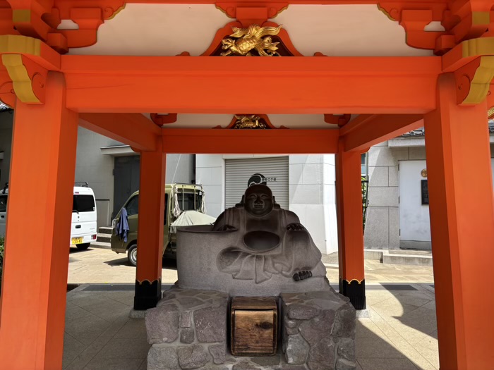 西早稲田　穴八幡宮　布袋尊