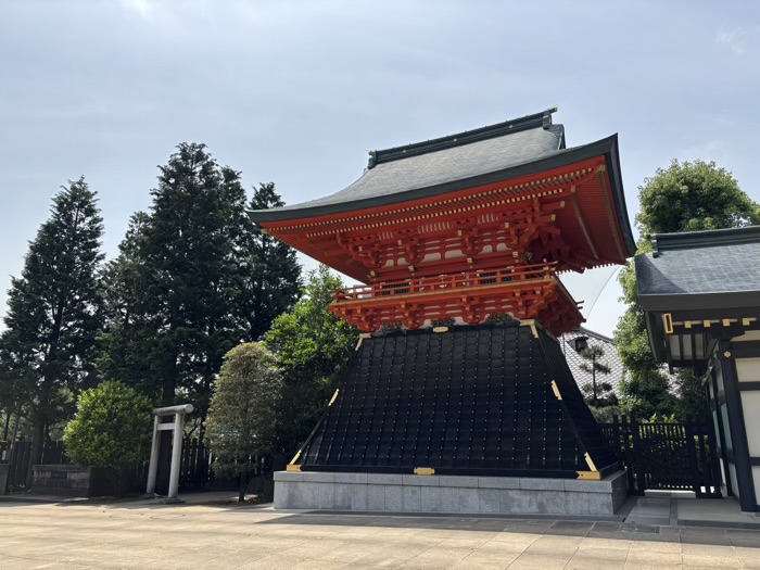 西早稲田　穴八幡宮　鼓楼
