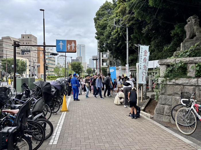 渋谷　代々木八幡宮　金魚まつり