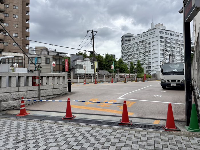 文京区　湯島天満宮　例大祭　駐車場