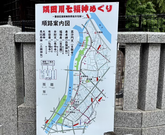 向島 三囲神社 隅田川七福神めぐり