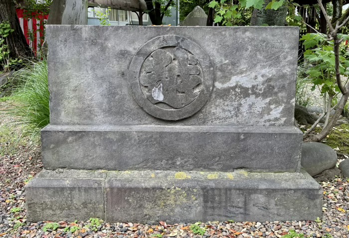 向島 三囲神社 台座