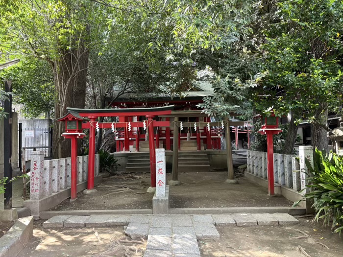 三田 御田八幡神社 五光稲荷神社・御嶽神社