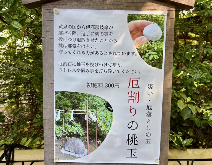 武蔵新田　新田神社　厄割石