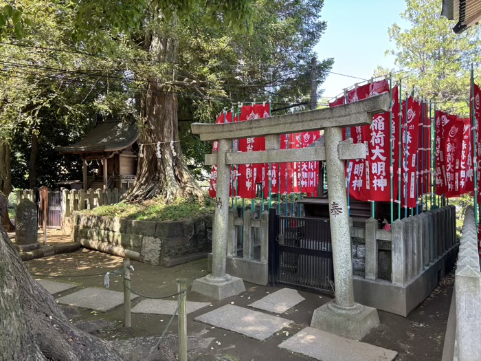 新宿　諏訪神社　稲荷神社