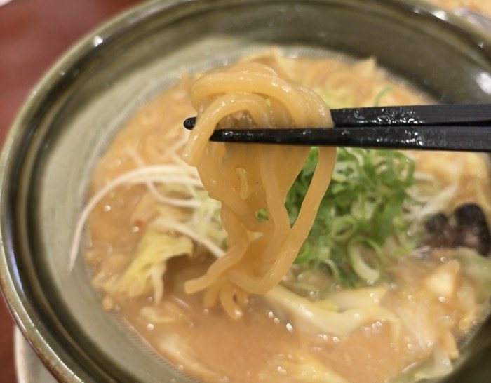 越後秘蔵麺無尽蔵 トレッサ横浜店　柿ポリフェノール入り麺