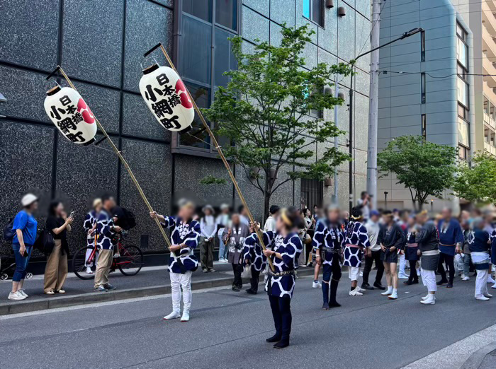 日本橋 小網神社 例大祭(神輿渡御)