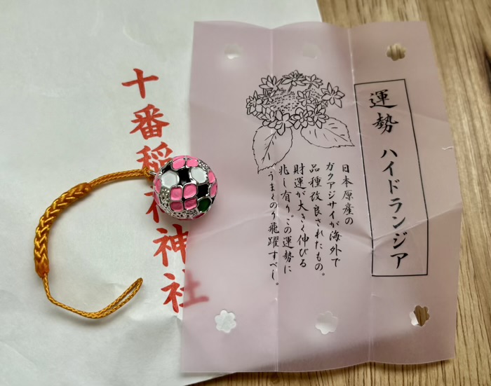 麻布十番 十番稲荷神社 集財祭(あじさいまつり) おみくじ
