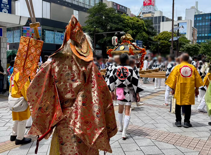 横浜　横濱浅間神社　例大祭　宮神輿渡御