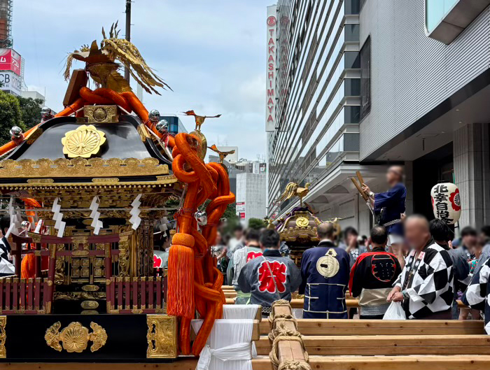 横浜　横濱浅間神社　例大祭　宮神輿渡御