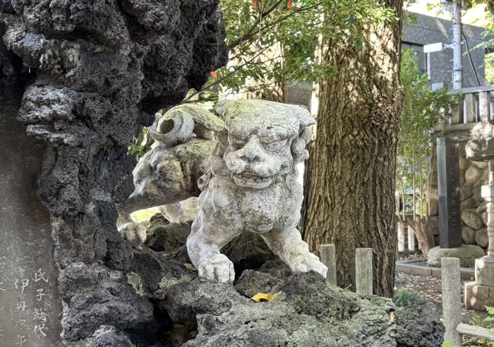 横浜 洲崎大神 獅子山