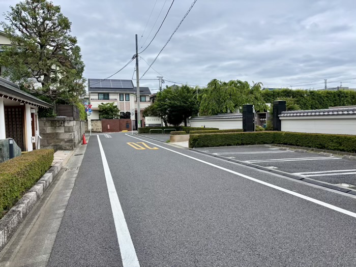 世田谷　宝樹山 常在寺　駐車場