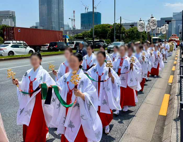 日枝神社　山王祭　神幸祭（神幸行列）