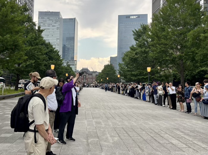 日枝神社　山王祭　神幸祭（神幸行列）　東京駅前