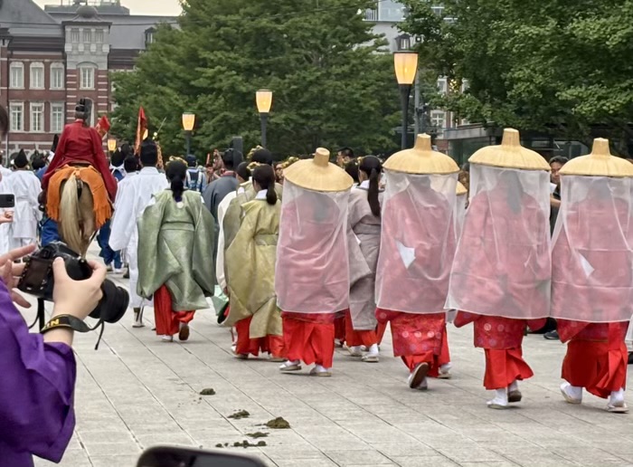 日枝神社　山王祭　神幸祭（神幸行列）　東京駅前