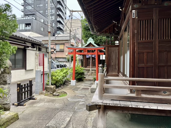 港区高輪　丸山神社　通力稲荷神社