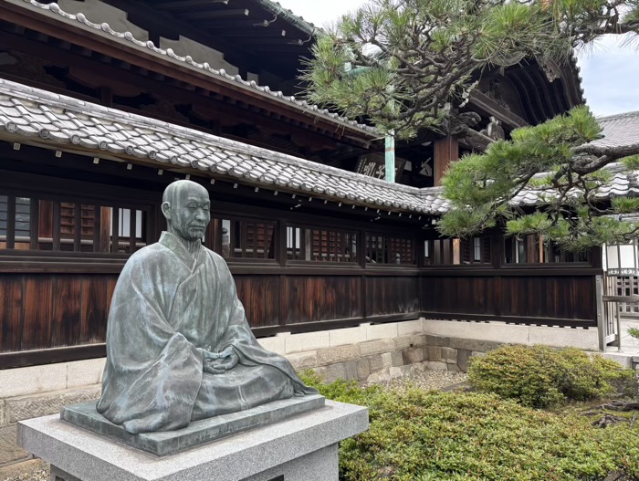 港区高輪　萬松山 泉岳寺　澤木興道老師像