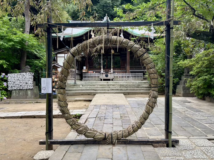 三田　御田八幡神社　夏越の大祓（茅の輪くぐり）