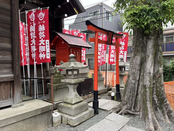 本郷　櫻木神社　見送稲荷神社