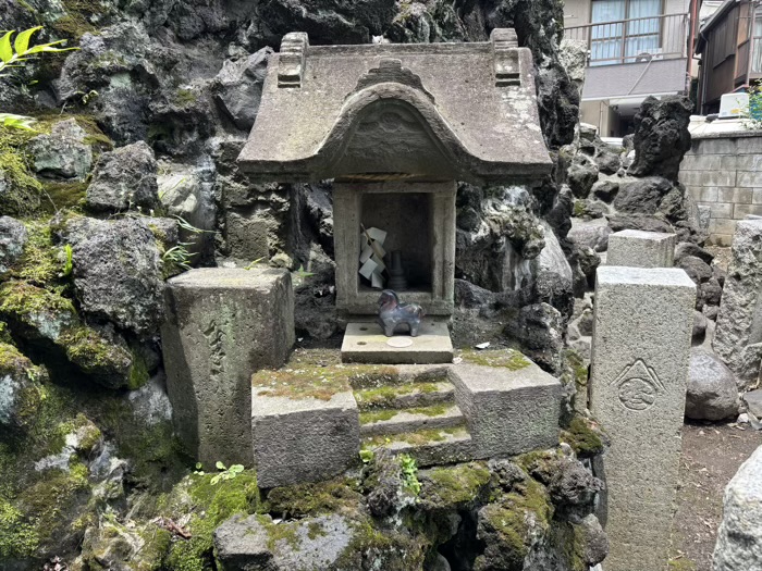 足立区　千住神社　富士塚お山開き