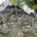 江東区 富賀岡八幡宮 砂村富士(富士塚)