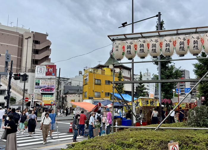 入谷　真源寺　朝顔まつり（朝顔市）