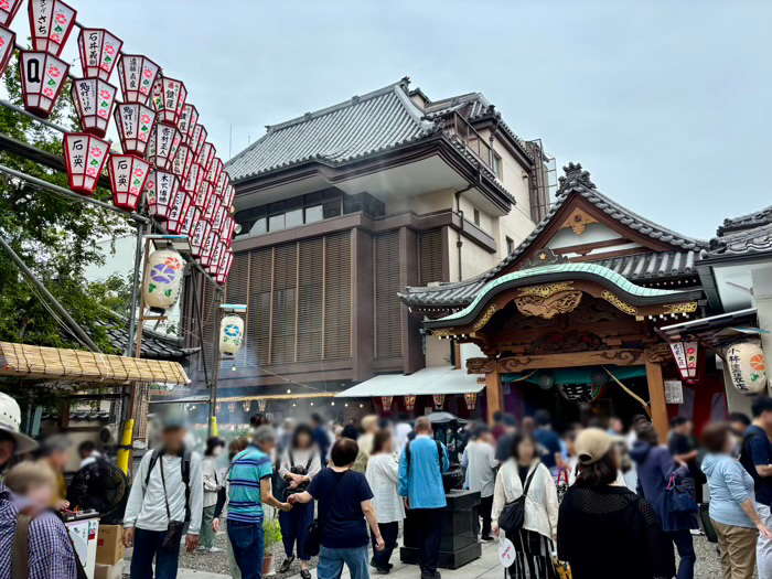 入谷　真源寺　朝顔まつり（朝顔市）