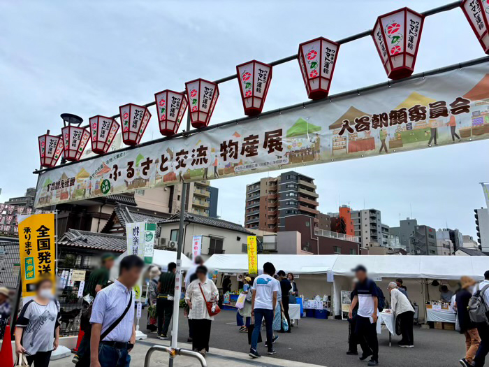 入谷　真源寺　朝顔まつり（朝顔市）
