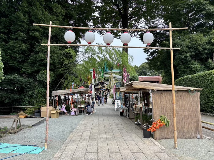 秦野 出雲大社相模分祠 ほおずき市(夏詣)