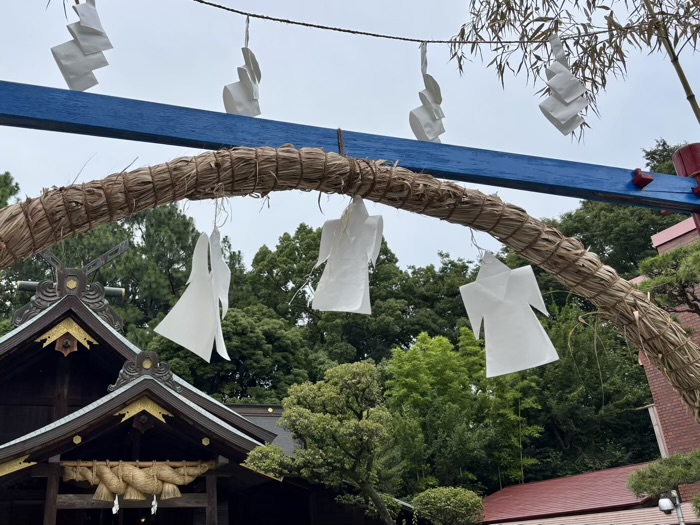 秦野 出雲大社相模分祠 ほおずき市(夏詣) 茅の輪くぐり