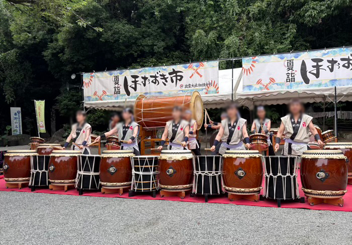 秦野 出雲大社相模分祠 ほおずき市(夏詣) 秦野観光和太鼓奉納