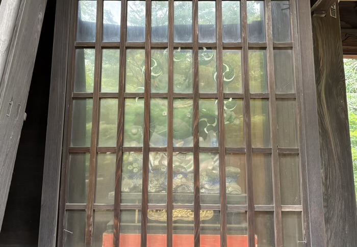世田谷　九品仏浄真寺　山門（仁王門）　雷神