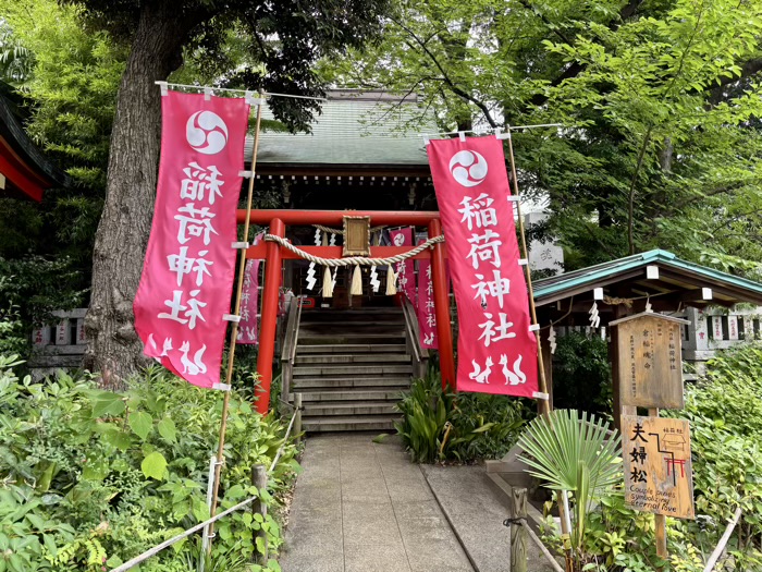 自由が丘熊野神社　稲荷神社