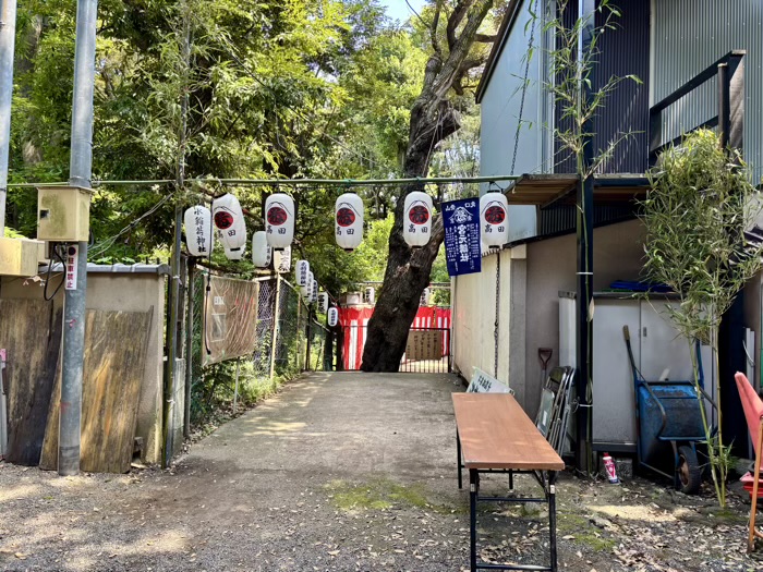 早稲田　水稲荷神社　富士祭り（富士塚）