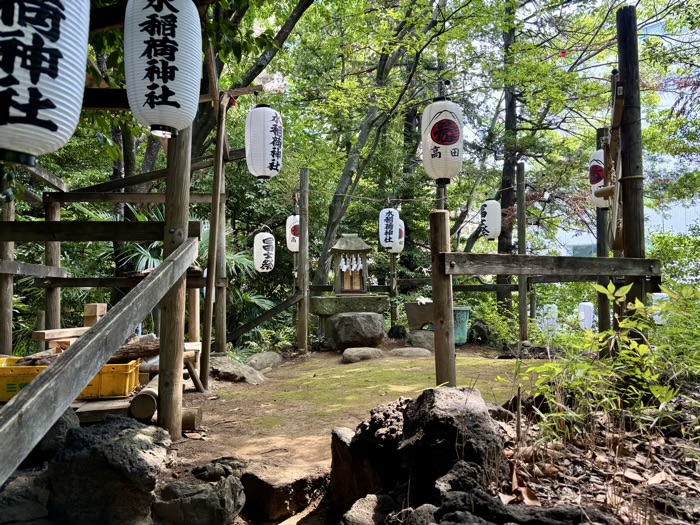 早稲田　水稲荷神社　富士祭り（富士塚）