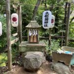 早稲田 水稲荷神社 富士祭り(富士塚) 山頂