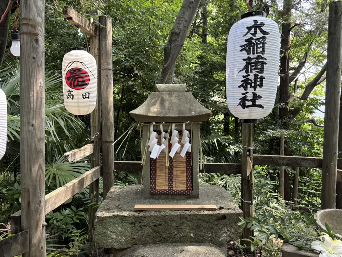 早稲田　水稲荷神社　富士祭り（富士塚）　山頂
