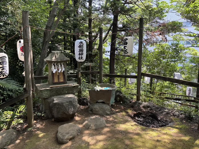 早稲田　水稲荷神社　富士祭り（富士塚）　山頂