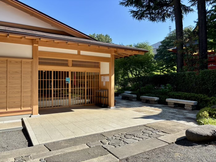 文京区　根津神社　舞姫の家