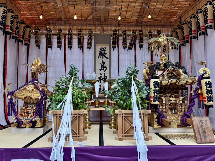 元町厳島神社　夏祭り