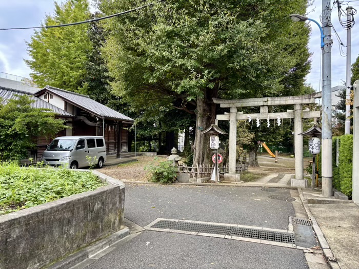 新宿 西向天神社