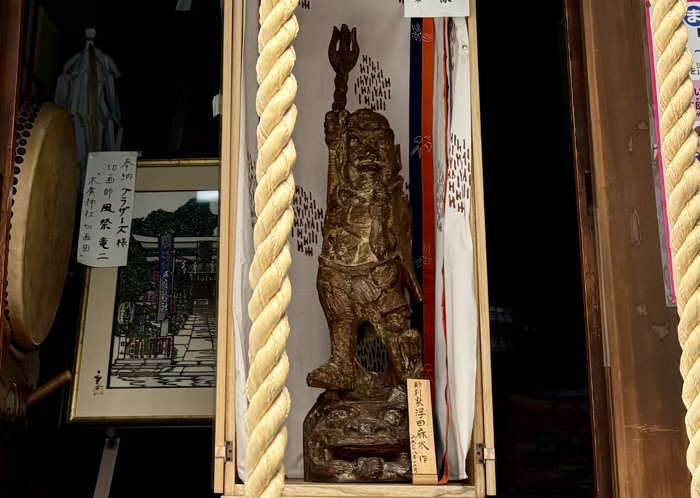 日本橋人形町 末廣神社 毘沙門天像