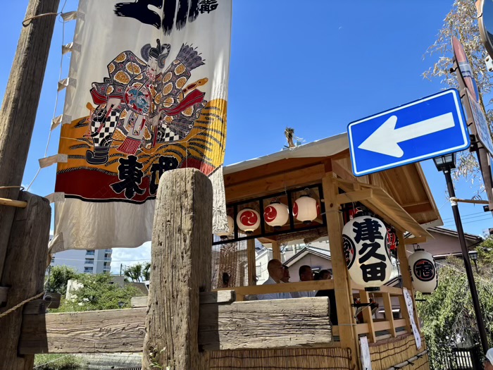 佃　住吉神社　例大祭　大幟