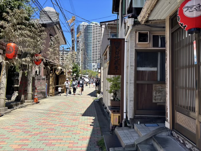 中央区 佃天台地蔵尊 入り口