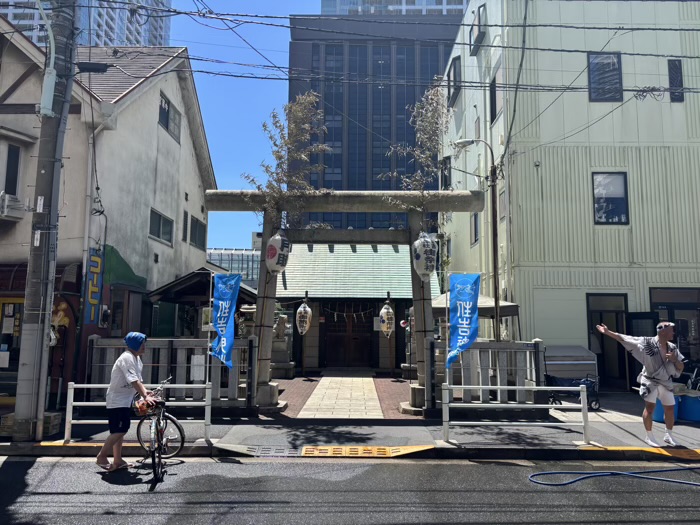 佃　住吉神社　例大祭　勝どき御旅所