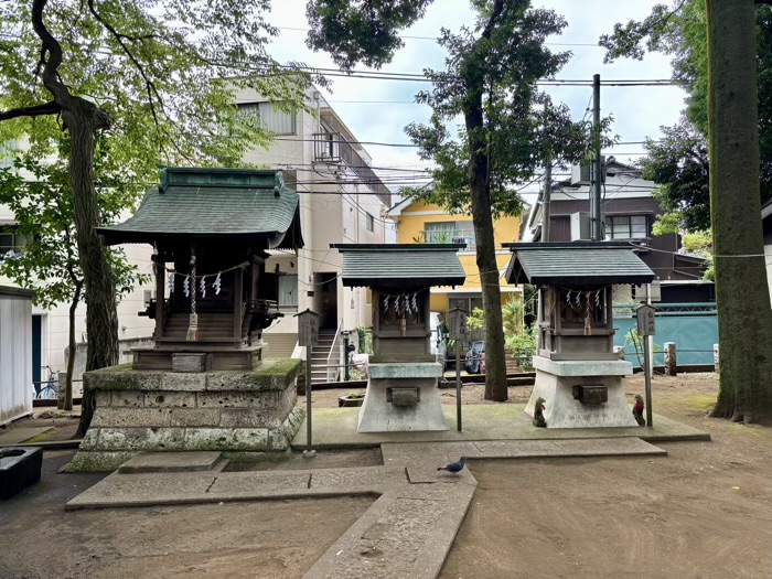 杉並区 永福稲荷神社 白鳥社・天王社・白山社
